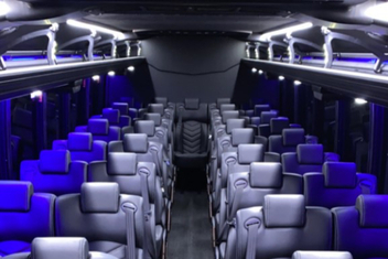 Roswell Charter Bus Interior